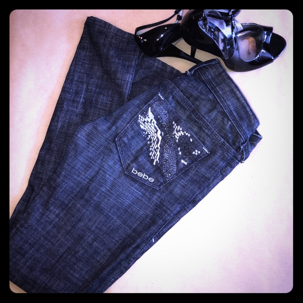 Bebe Jeans Black wash Size 25 PRICE DROP